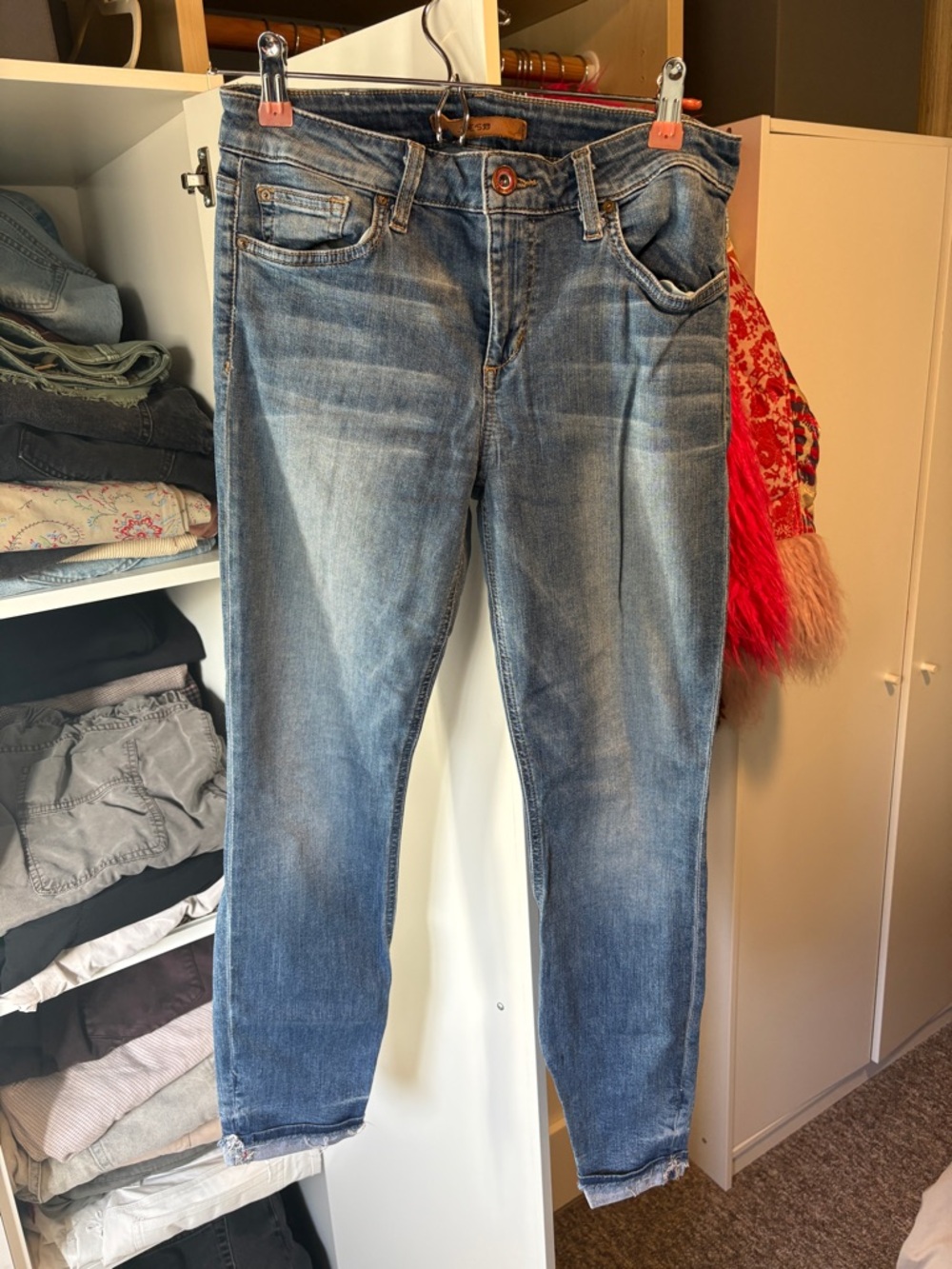 Joe's Jeans Women's Faded Blue Skinny Jeans